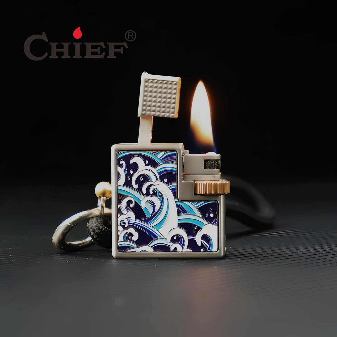 CHIEF/首领迷你首领耐用挂件创意个性打火机时尚礼物男友煤油防风