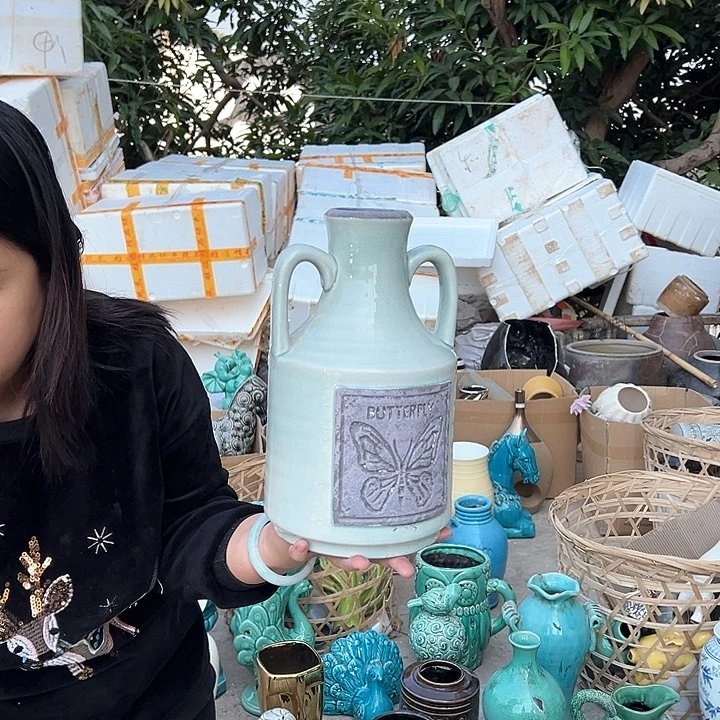 瓶高度30厘米口径6厘米微瑕捡漏