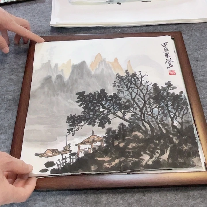 国画张圣敏先生纯手绘作品
