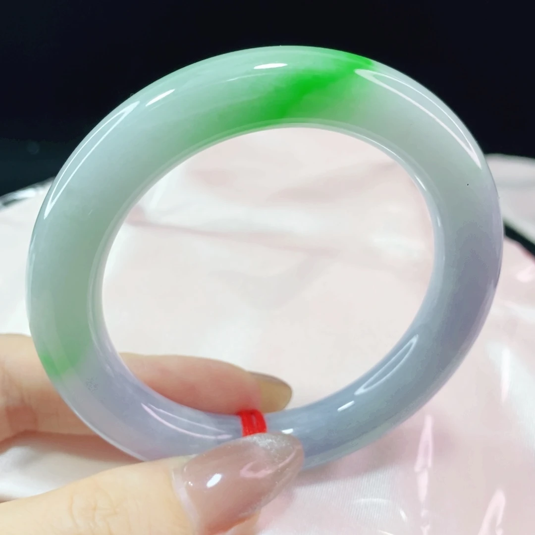 未镶嵌手镯翡翠54.3圆镯