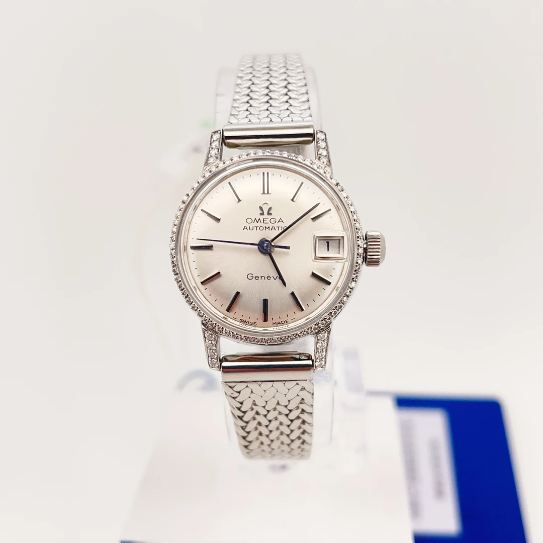 95新 Omega/欧米茄 自动机械表后钻20mm/公价38999/w13079