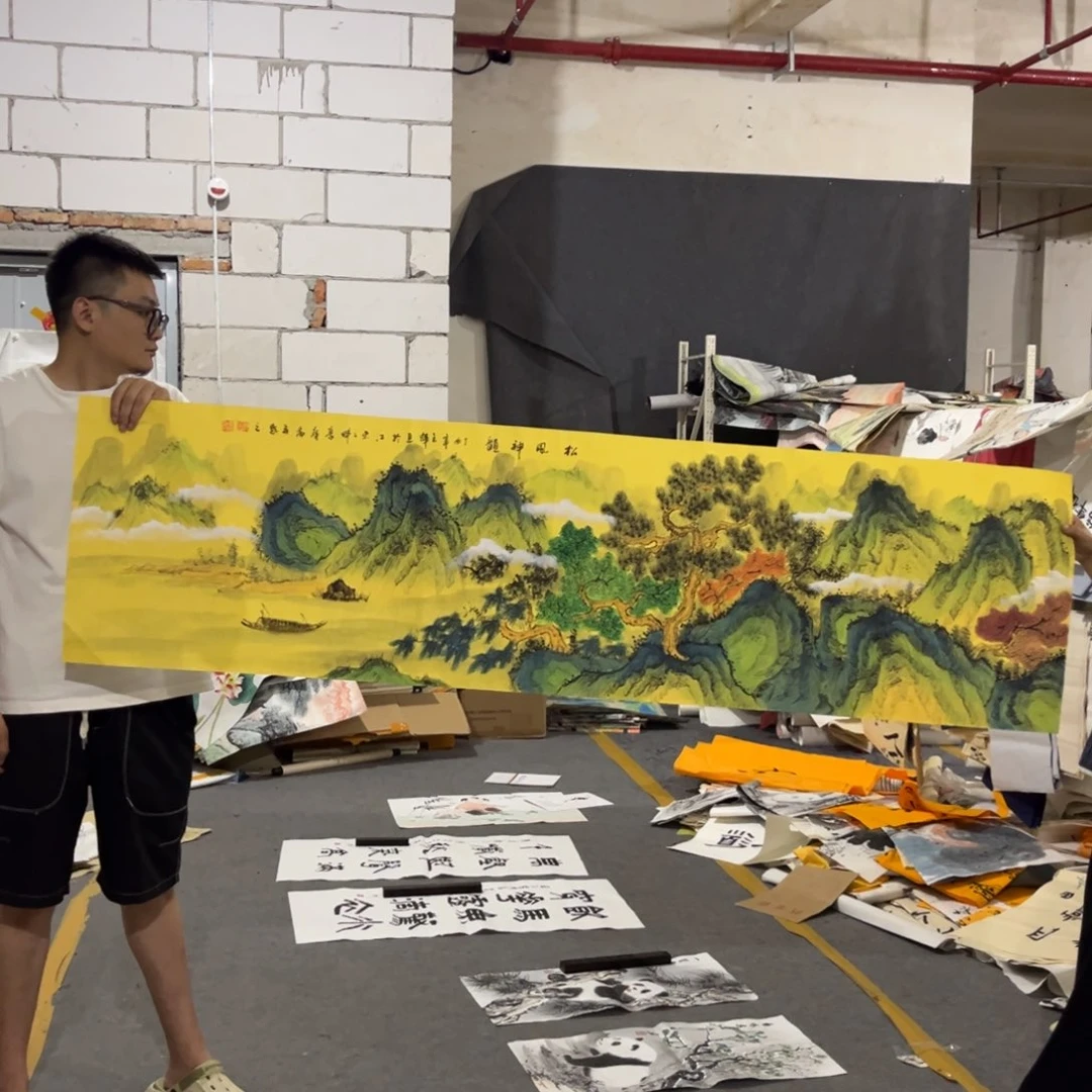 年画和绘画作品会画的