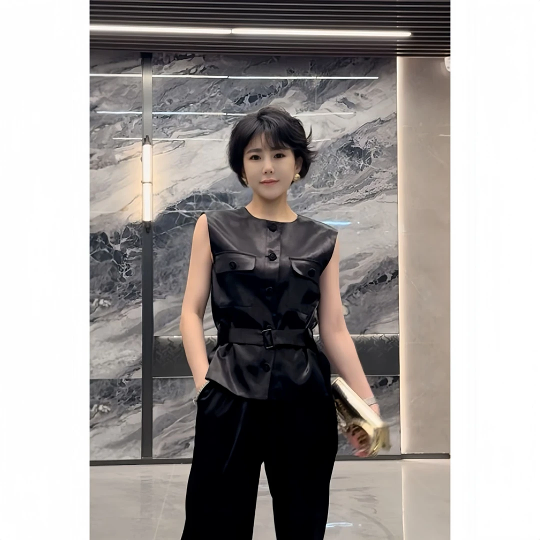 【景汇专属】25款原宿风INS风老钱时尚简约小众上衣夏季58027