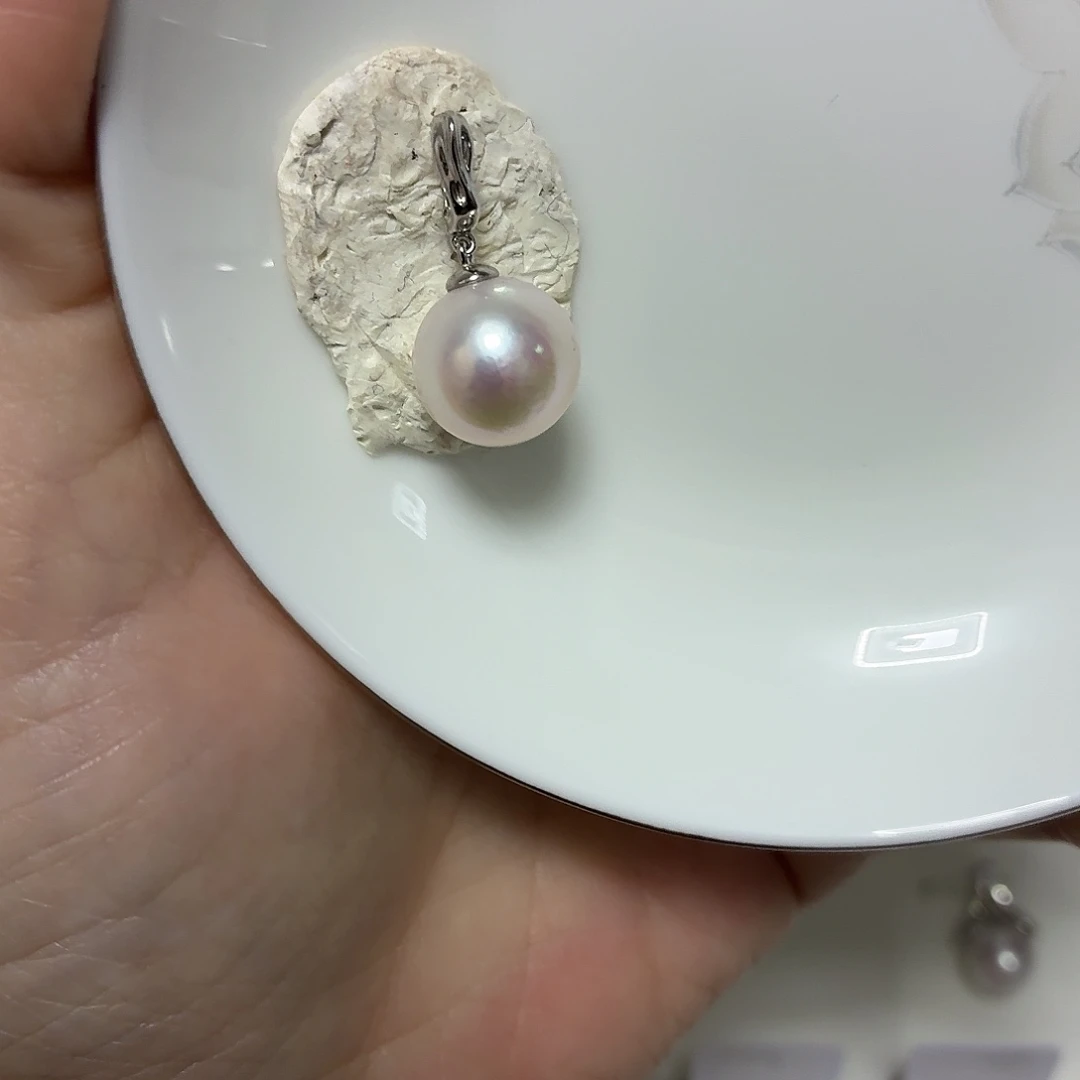 非金属12.3mm极光炫粉波纹万能扣吊坠福利