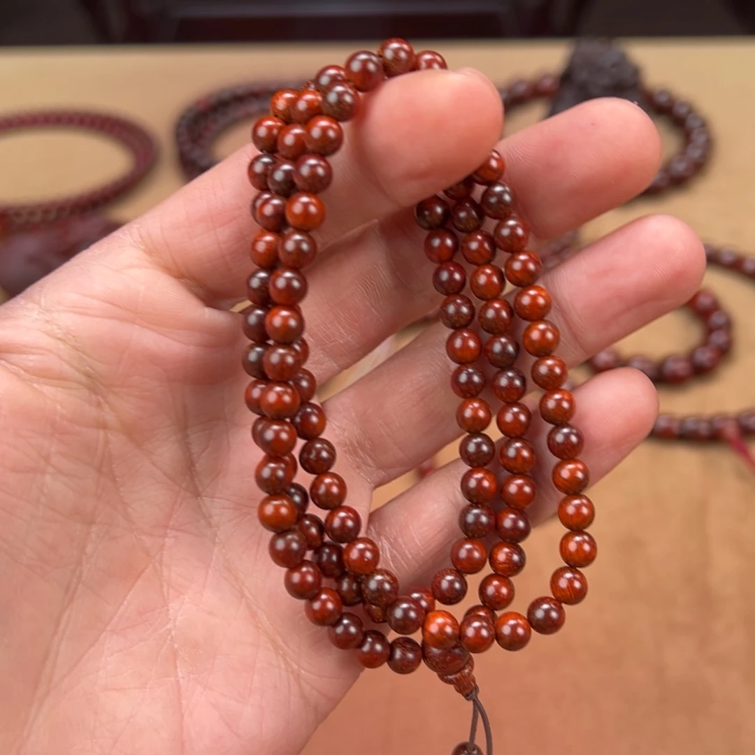 檀香紫檀（小叶紫檀）手串/手链6x108，68.8款