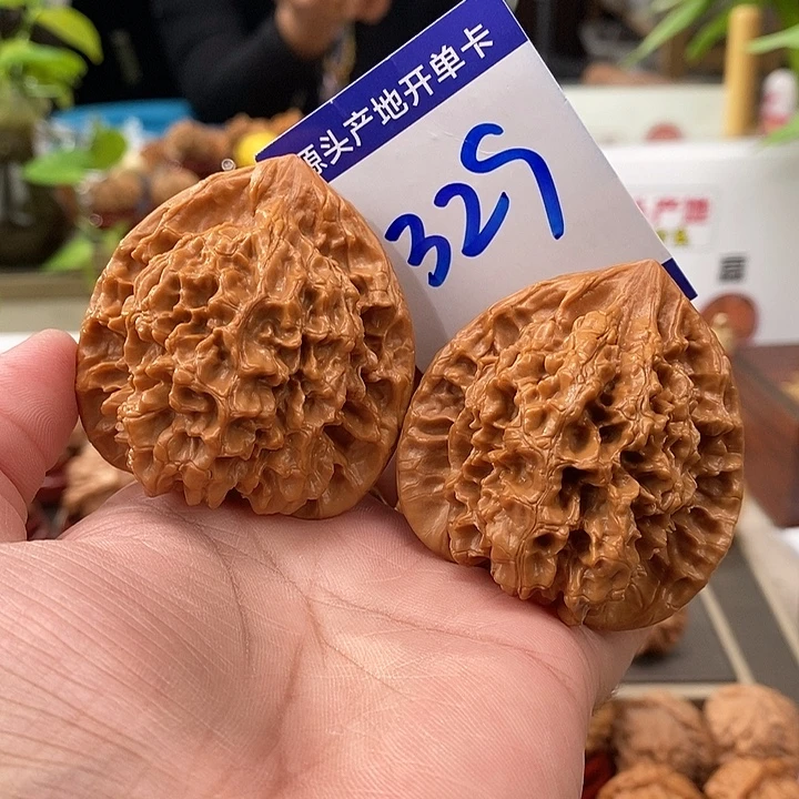 把件文玩核桃51自然桩大官帽329号