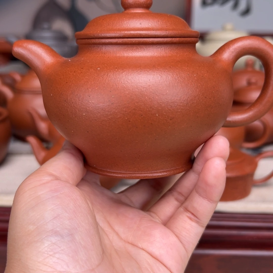茶壶紫砂宝山红泥280