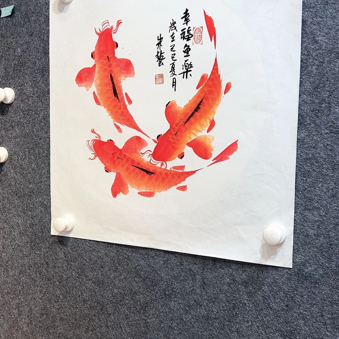 国画纯手绘系列画心