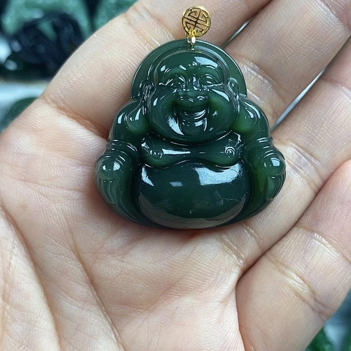 和田玉（碧玉）未镶嵌项链35