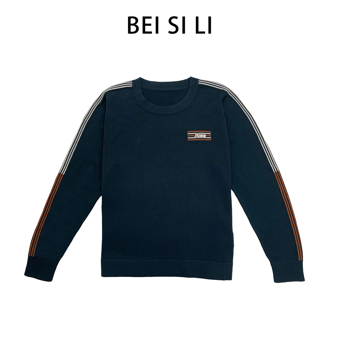 2025新款莱赛尔天丝针织小香风女时尚百搭圆领针织衫