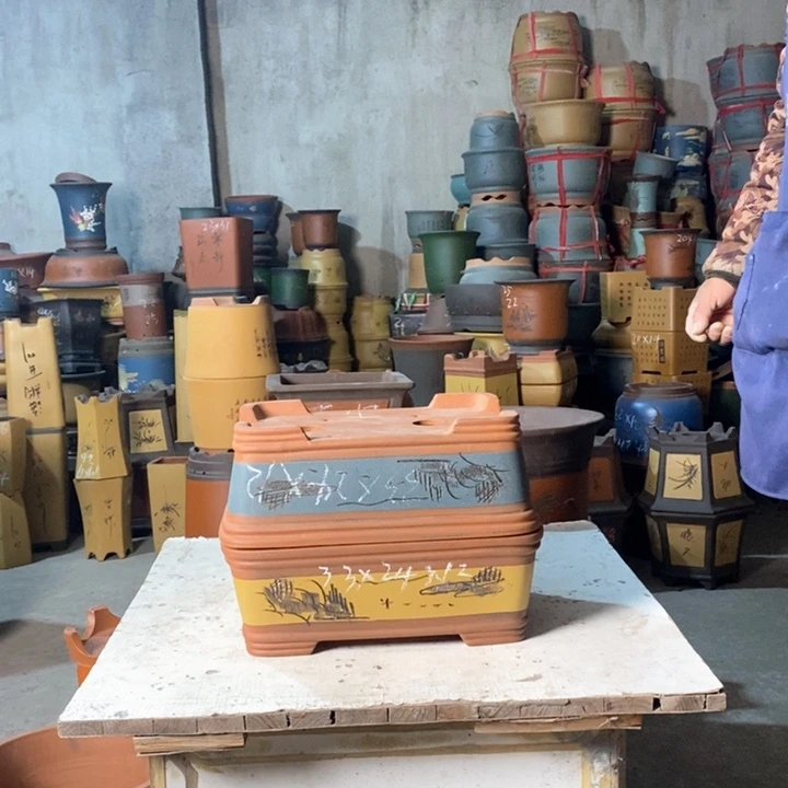 紫砂花盆紫砂花盆