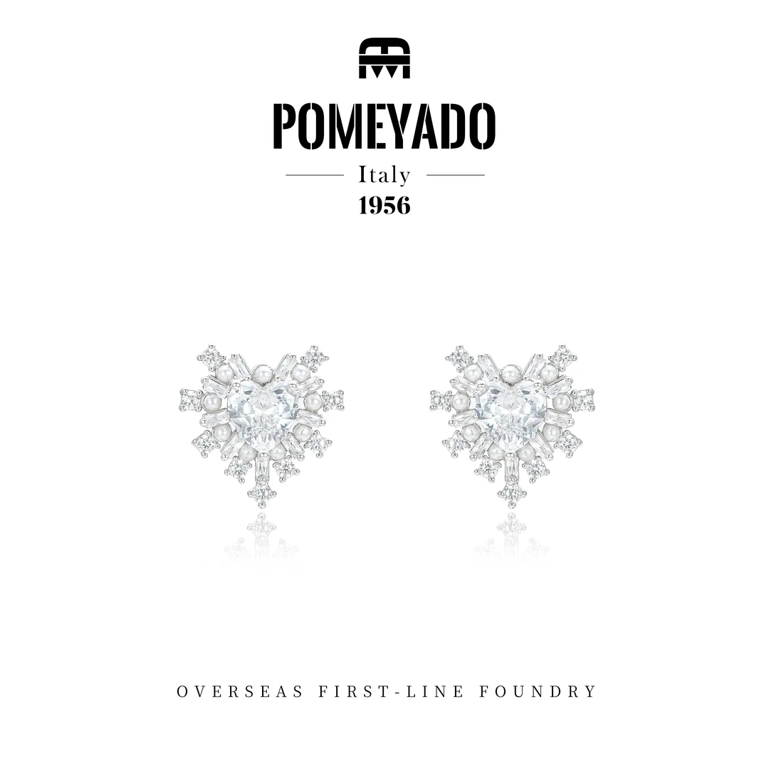 POMEYADO★晨曦之吻 设计师款百搭耳钉 G0221