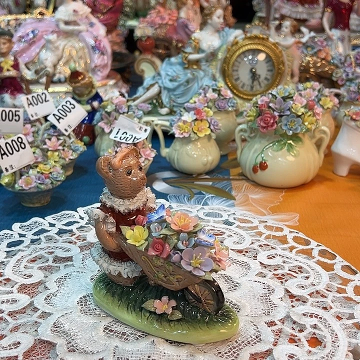 陶瓷桌面美器 限熊花车 老货库存