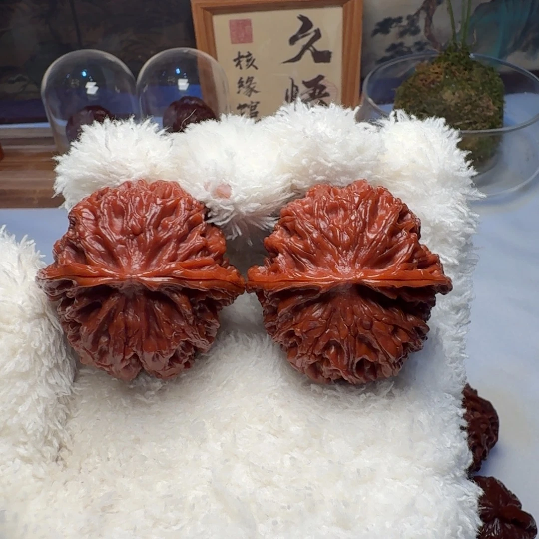 文玩核桃吊坠43+全品两年多苹果圆