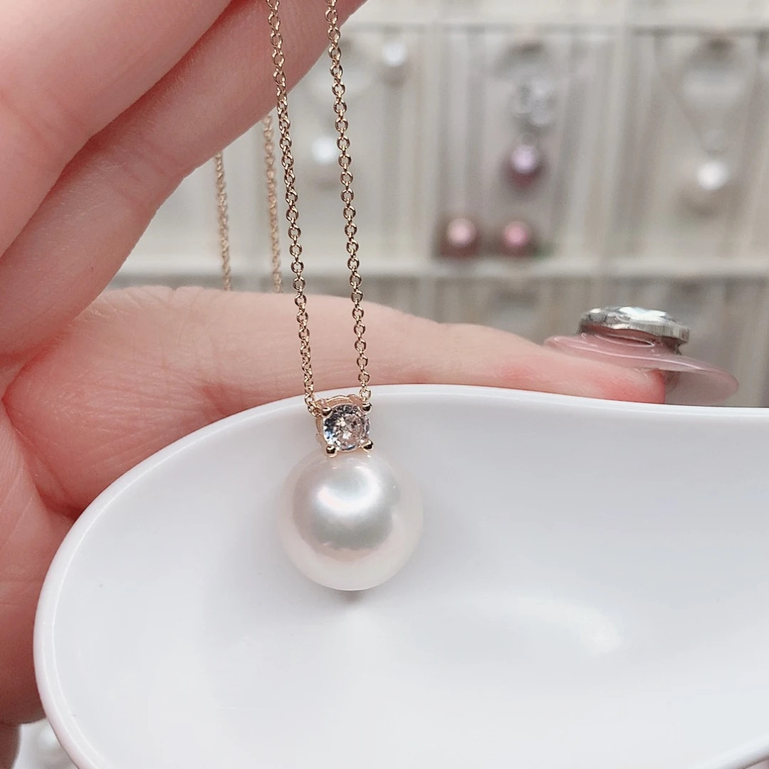 合金吊坠(赠链)淡水珍珠