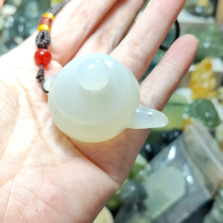 岫玉未镶嵌把把胡手把