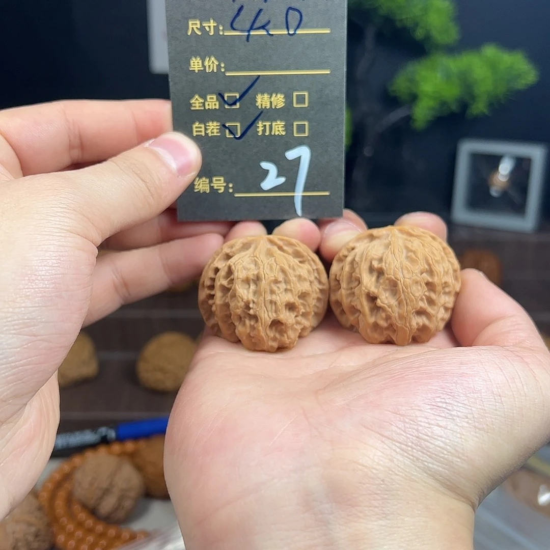 文玩核桃把件27个借口哦哦