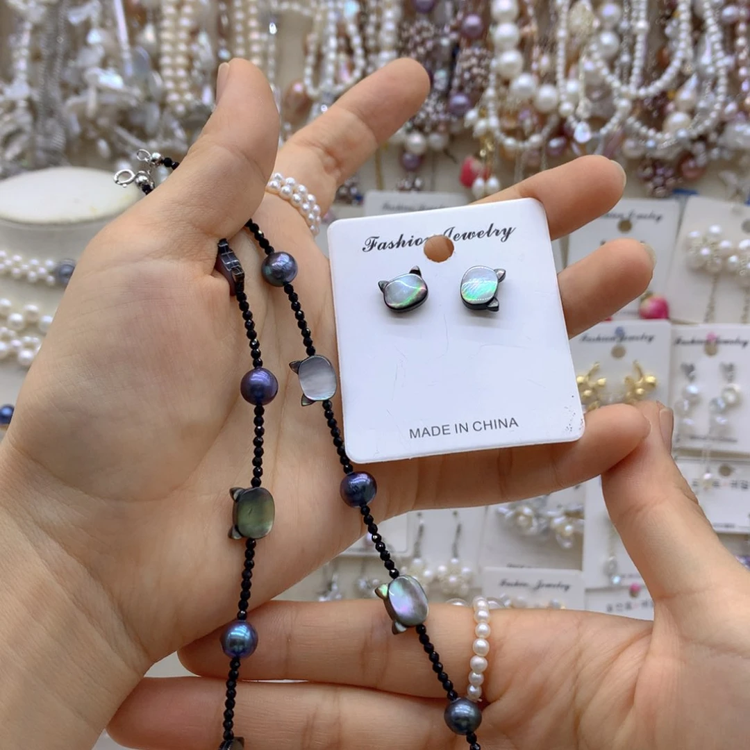 合金淡水珍珠手链雪*