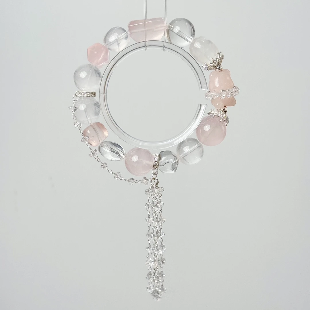 {小熊圆舞曲}重工单圈原创设计升级款成品高品质珠子水晶手作