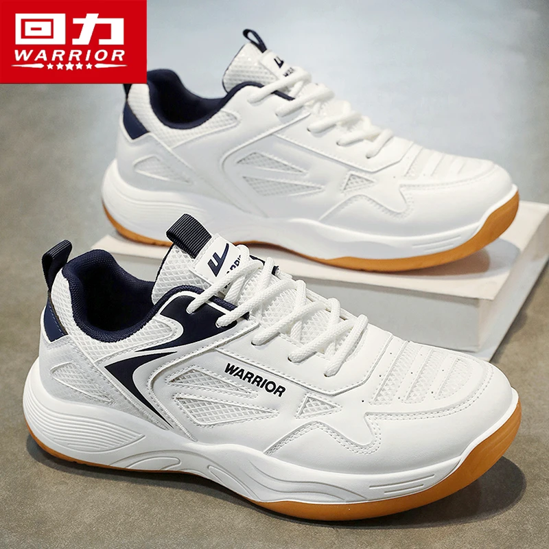 回力羽毛球运动鞋男士爆款2025新款夏季透气休闲鞋干净感痞帅男鞋