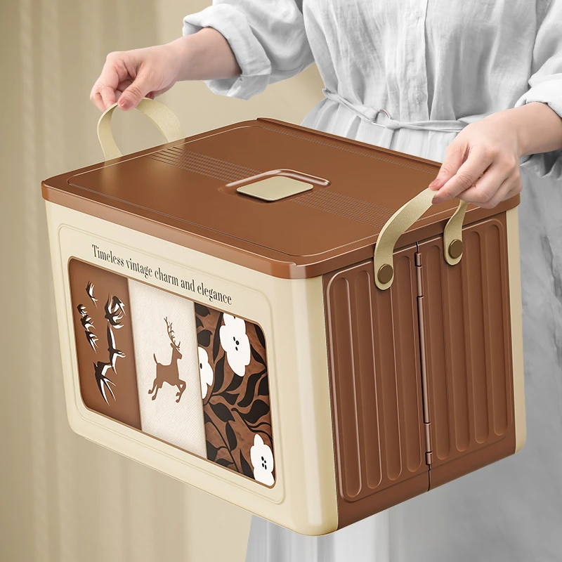 大容量可折叠收纳箱家用特大号储物箱宿舍衣服后备箱装书整理箱