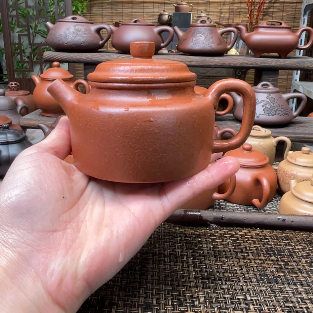 紫砂茶壶宜兴原矿紫砂手工制全230全