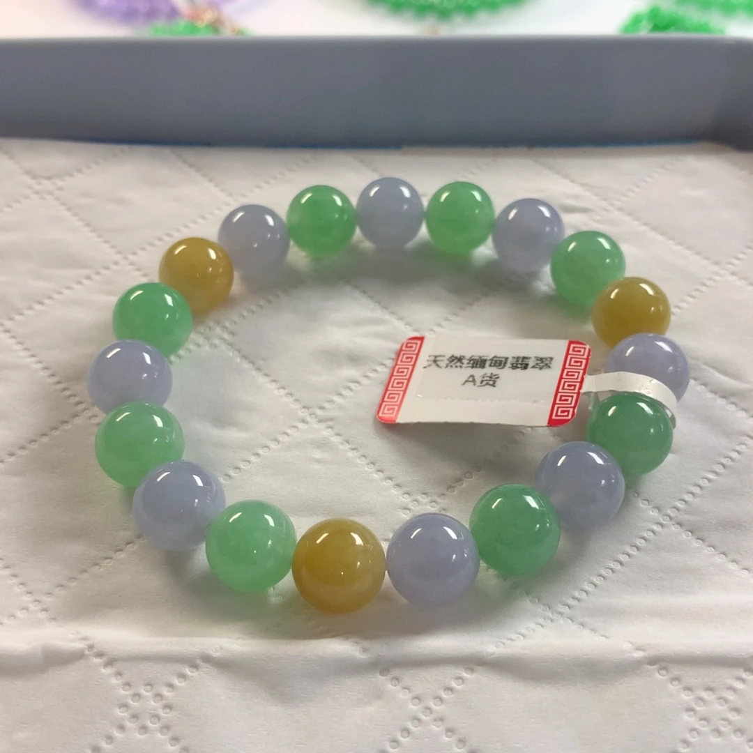 翡翠未镶嵌颈饰手串