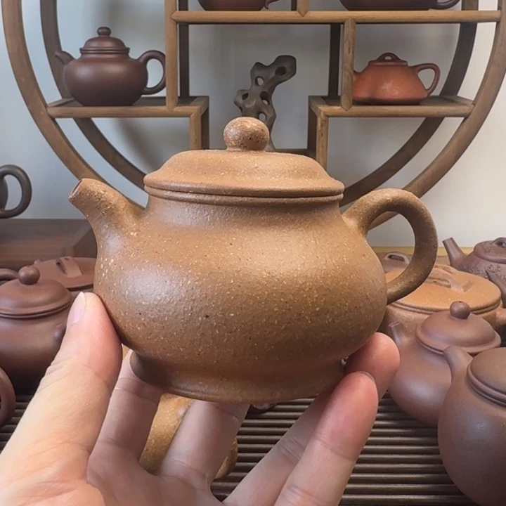 茶壶紫砂潘壶260cc台西梨皮老段