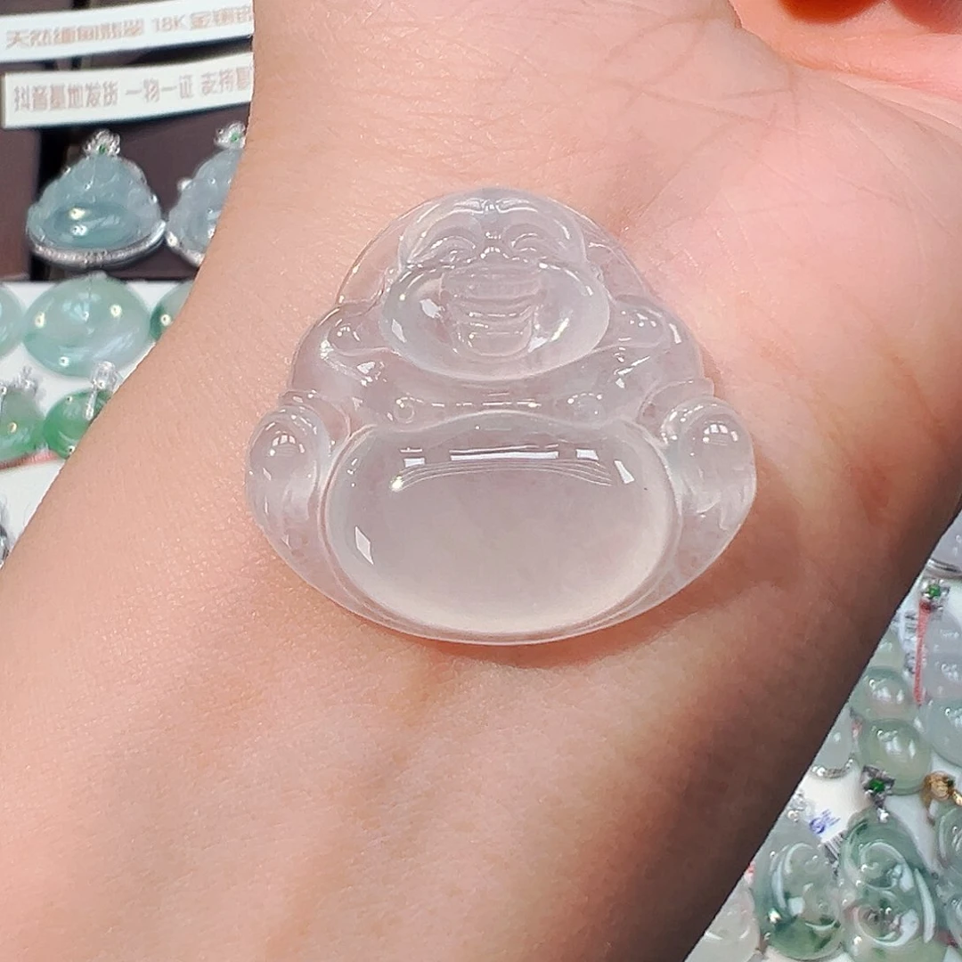 翡翠未镶嵌吊坠(不含链)佛公