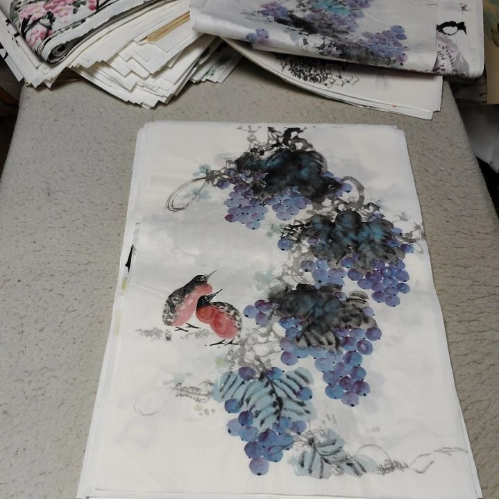 李***剩国画国画花鸟花鸟花鸟