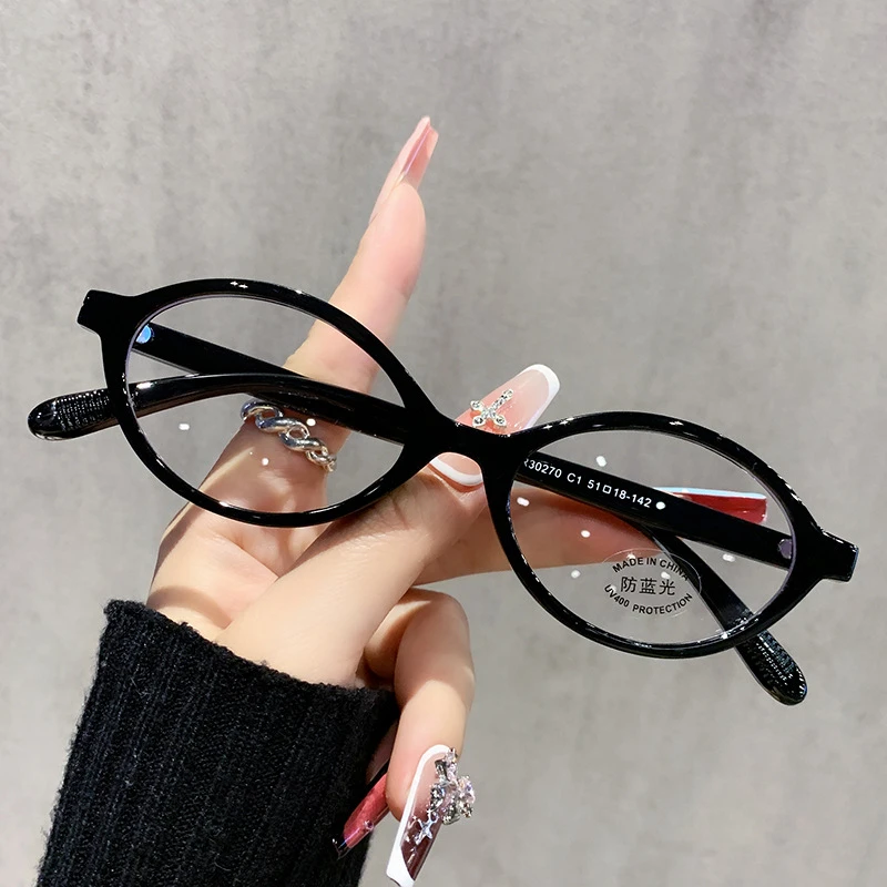 张元英同款眼镜黑框女近视可配度数玳瑁色书呆子小脸专用眼睛框架