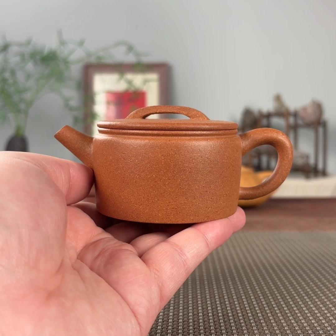 茶壶紫砂微瑕黄龙山原矿紫砂壶
