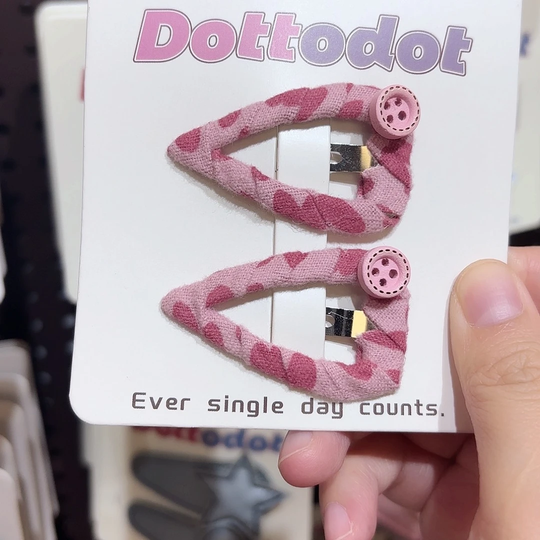 铁合金皮质一对拜拜夹