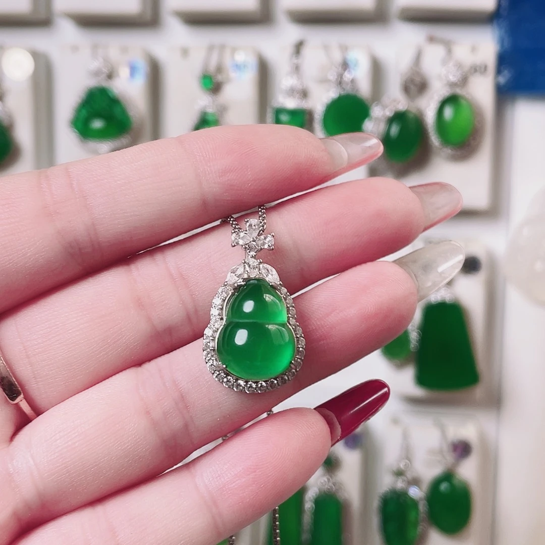 玛瑙/玉髓银S925镶嵌颈饰