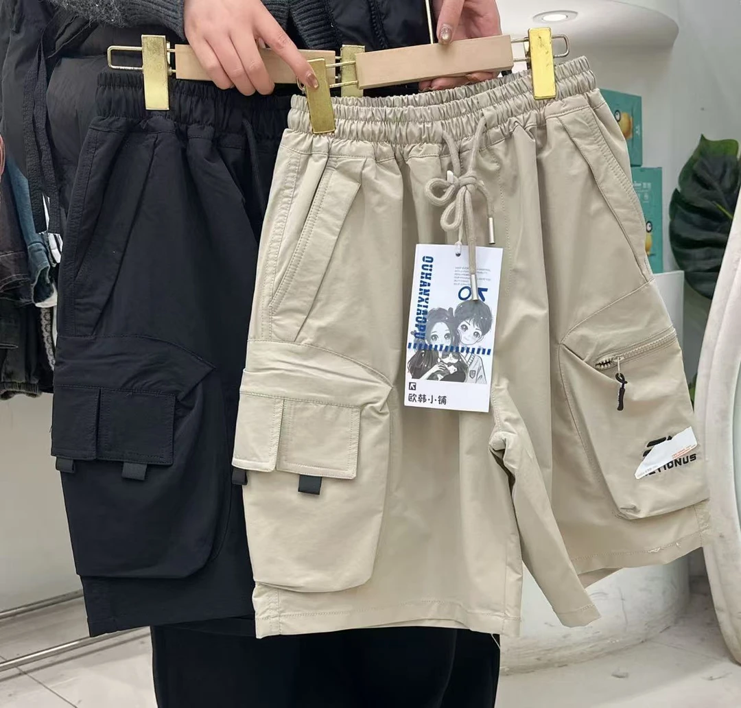 OHXP 2025夏季儿童韩版时尚工装休闲短裤裤 25-03