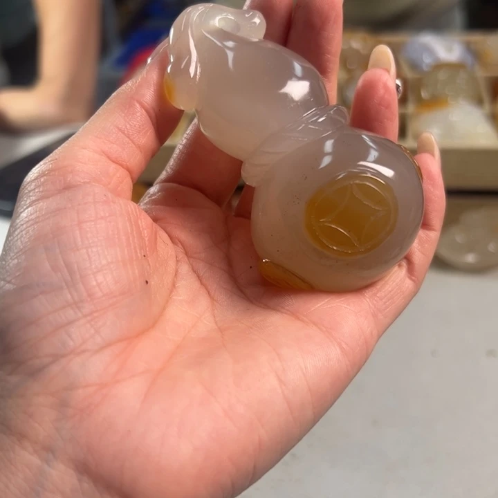 玛瑙/玉髓吊坠(不含链)未镶嵌