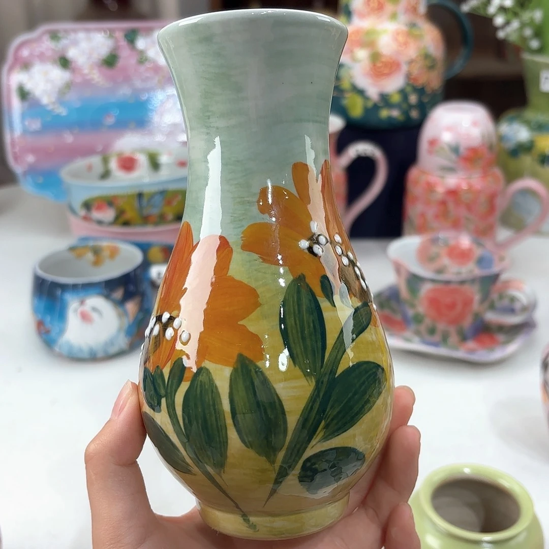 景德镇手绘高温釉下彩陶瓷茶具