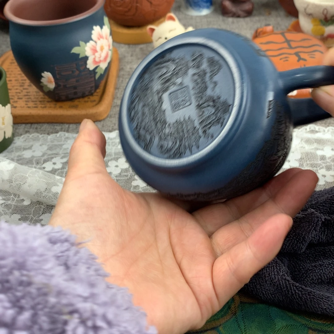 紫砂茶杯高端主人杯