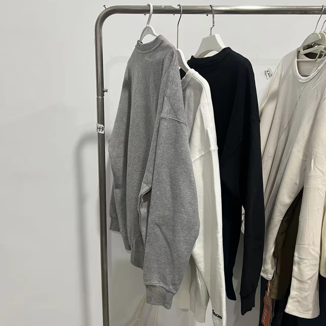 ZTX-53套头款加厚上衣卫衣长袖加绒秋冬宽松型圆领字母上衣