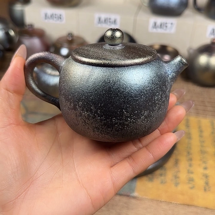 久***安云南建水紫陶古法柴烧壶