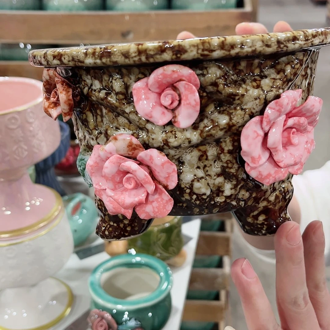 【闪购商品】陶瓷陶瓷多肉植物花盆