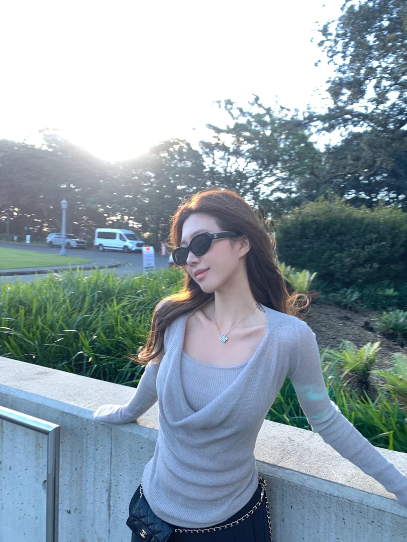 秋季时尚新款韩系女装禅意仙气飘飘高级感内搭百搭罩衫休闲裤子