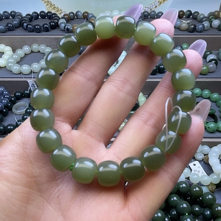 和田玉未镶嵌手链