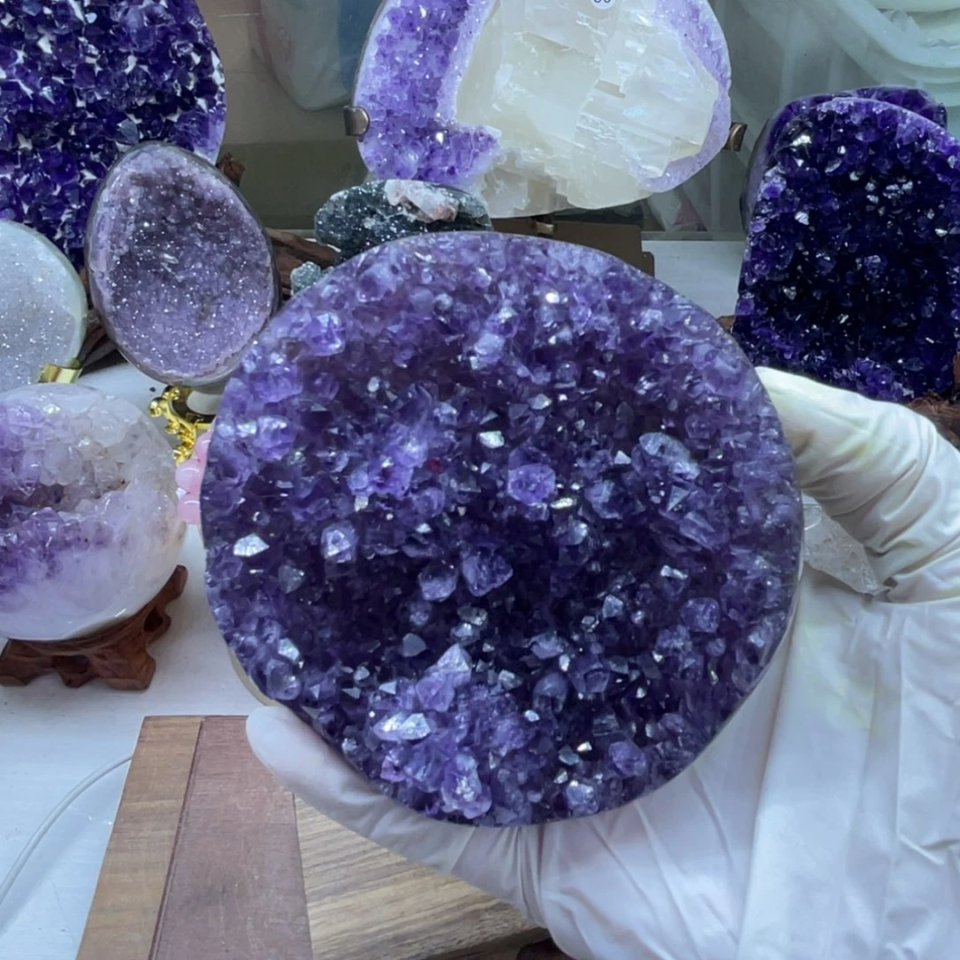 大型摆件（非配饰）未镶嵌紫晶