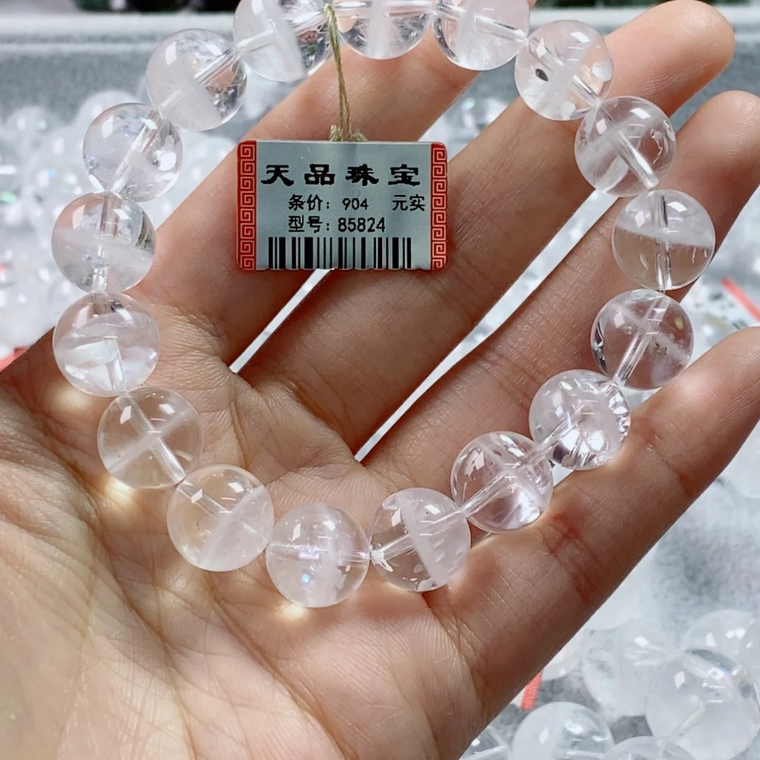 水晶手链未镶嵌白幽灵85824