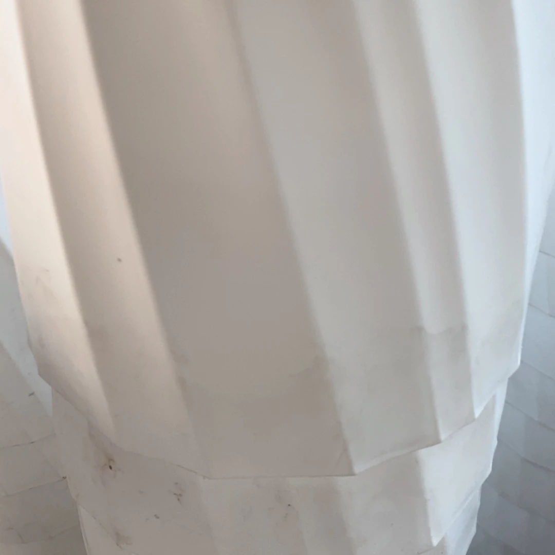 树脂4个雅典盆白色瑕疵无托