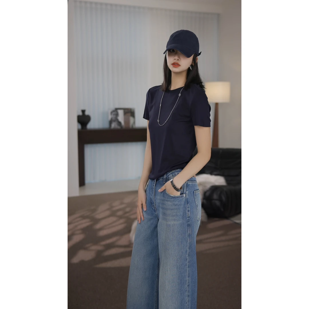 卢尚后中分线T恤519090