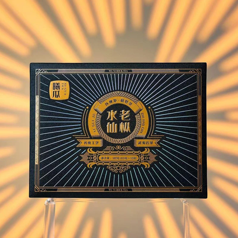 曦瓜武夷岩茶 曦瓜老枞水仙 黑盒 正宗岩茶102g礼盒装（8.5g*12泡）