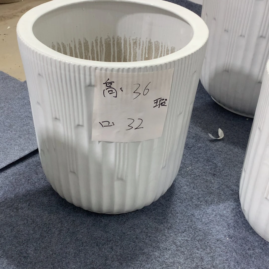 高温陶瓷花盆微瑕