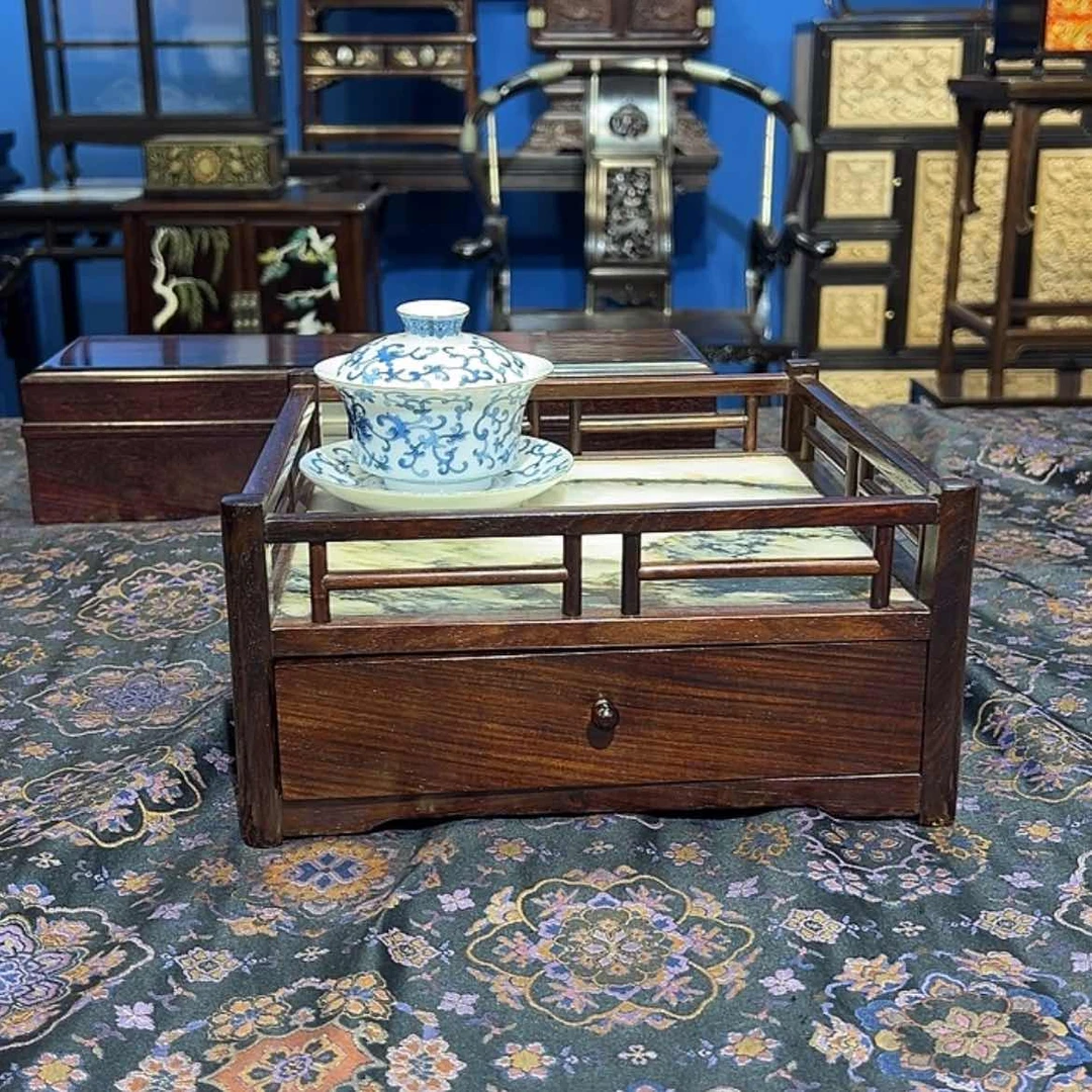 【闪购商品】红酸枝木类成套家具茶柜